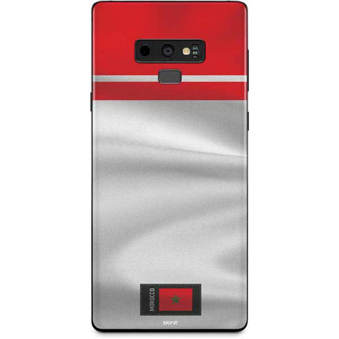 Morocco Soccer Flag Galaxy Note 9 Skin